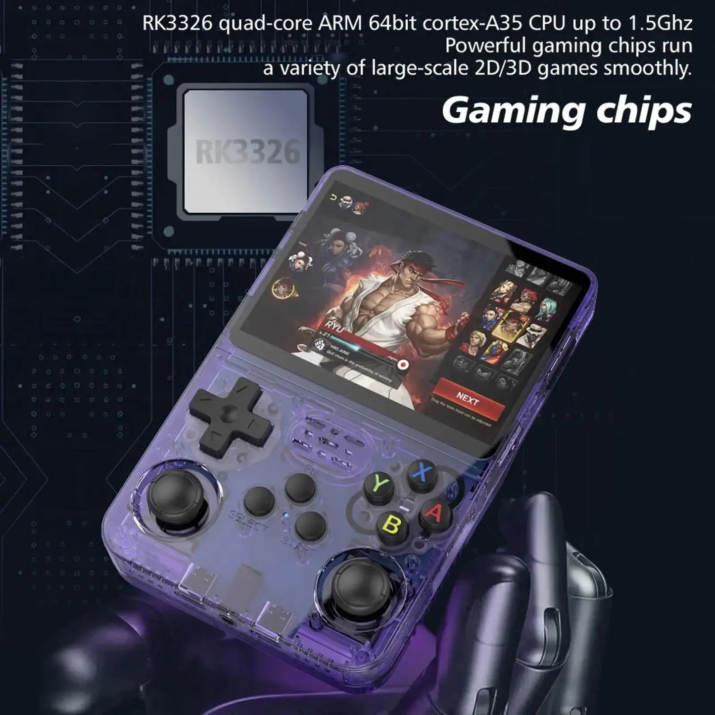 Handheld Game Console R36S, 128G Classic Games, Portable Console - Games Nex Gen