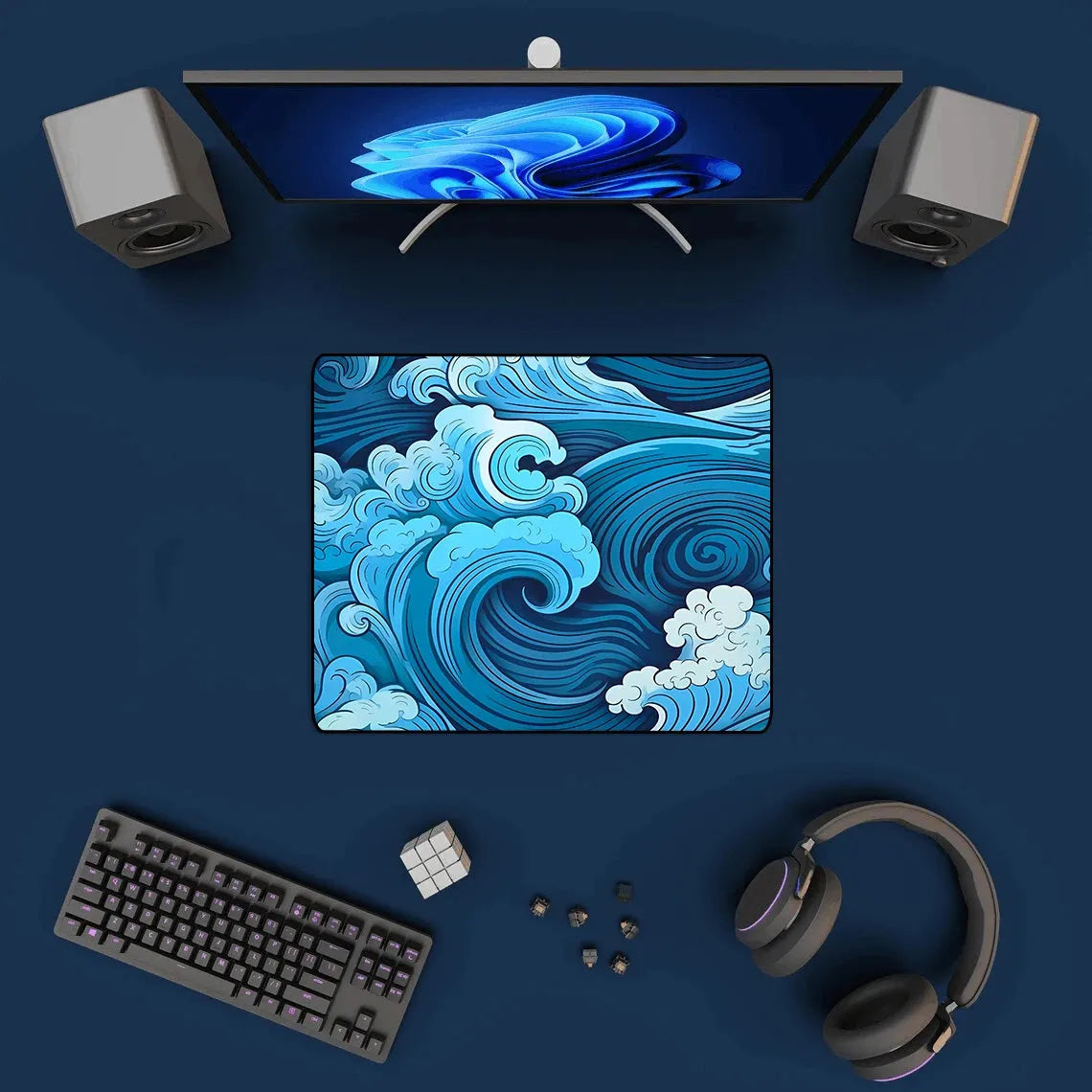 Gaming Mouse Pad Blue Mousepad - Games Nex Gen