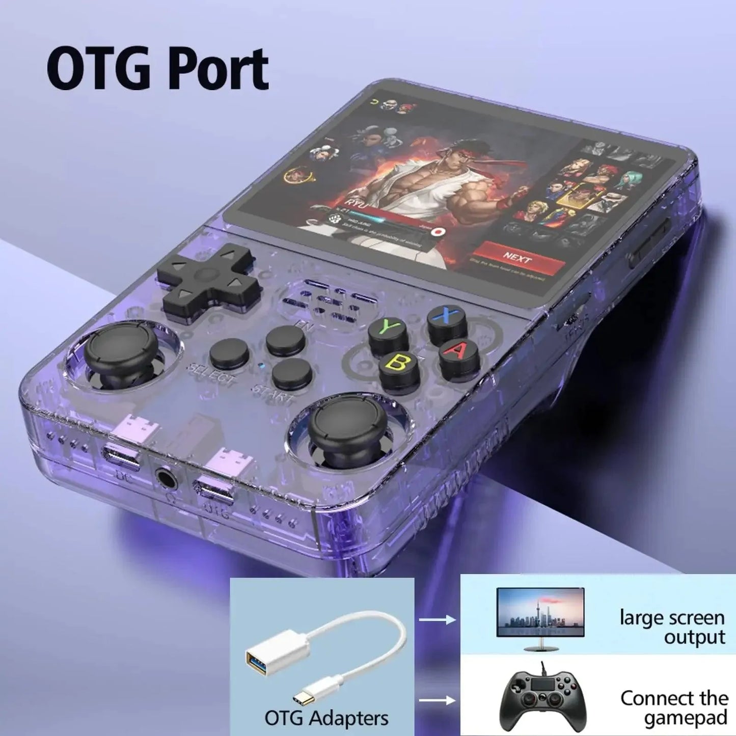 Handheld Game Console R36S, 128G Classic Games, Portable Console - Games Nex Gen