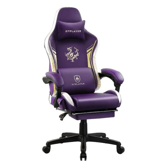 Dragon Series Gaming Chair with Bluetooth, Footrest & Ergonomic Design - Games Nex Gen 