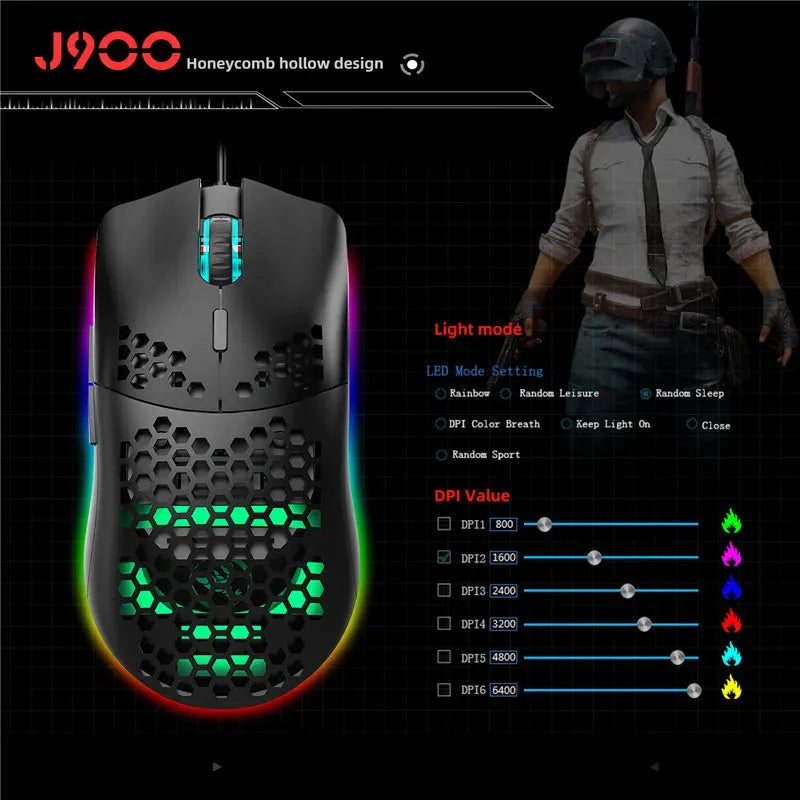 HXSJ GAMING MOUSE - Games Nex Gen 