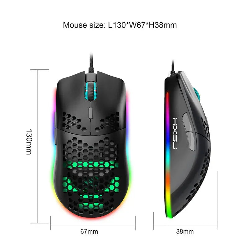 HXSJ GAMING MOUSE - Games Nex Gen 