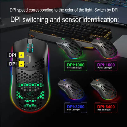 HXSJ GAMING MOUSE - Games Nex Gen 