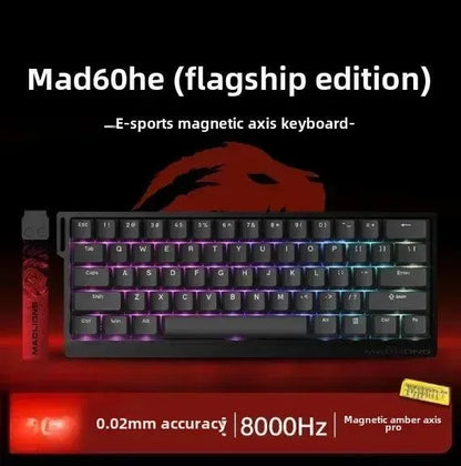 MADLIONS MAD 60/68HE Gaming Keyboard, 8K, Hot Swap, Magnetic Switch