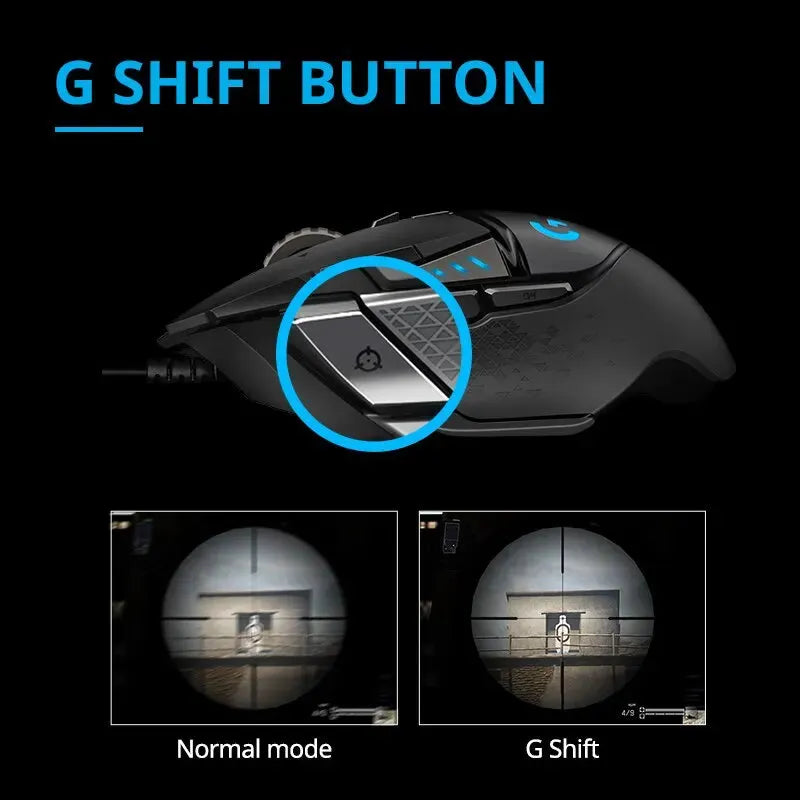 LOGITECH G502HERO GAMING MOUSE - Games Nex Gen 