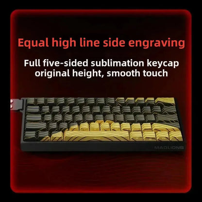 MADLIONS MAD 60/68HE Gaming Keyboard, 8K, Hot Swap, Magnetic Switch