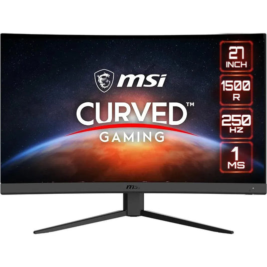 MSI 27" Curved Gaming Monitor, 250Hz, FHD, FreeSync, HDMI - Games Nex Gen 