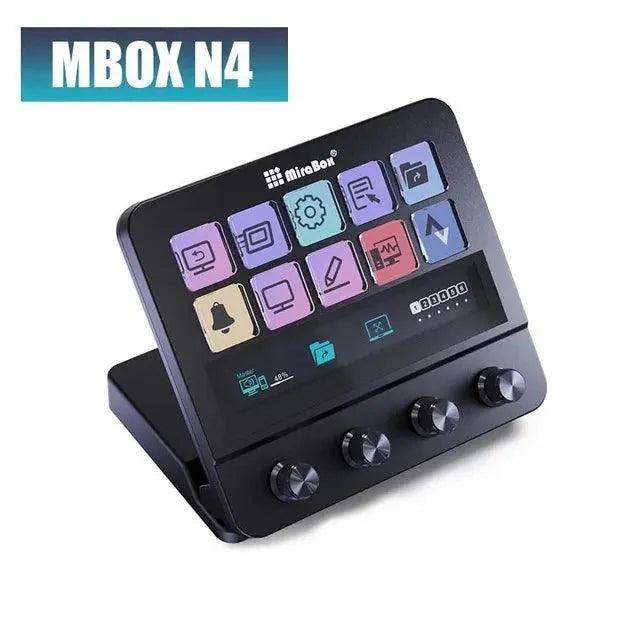 Mbox N4 Stream Deck Adjustable Stand 10-Key Macro Keyboard