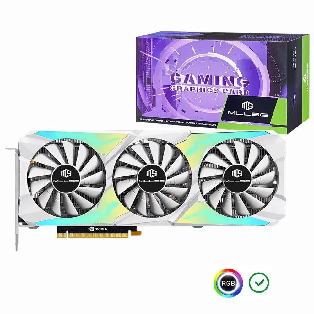 MLLSE RTX 3080 10GB Graphics Card GDDR6X 320 Bit PCI-E 4.0×16 8+8Pin NVIDIA GPU RGB Lighting Gaming Video Card Placa De Video - Games Nex Gen 