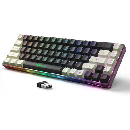 Wireless Gaming Keyboard Rechargeable Backlit Anti-Ghosting for PC