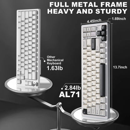 Aluminum Mechanical Gaming Keyboard, Hot Swappable RGB - Games Nex Gen 