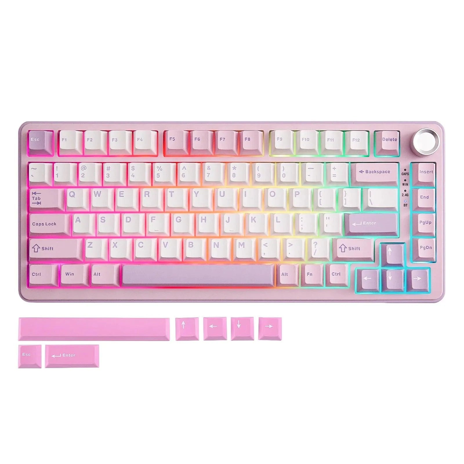 YUNZII B75 PRO 82-Key Wireless Mechanical Gaming Keyboard, RGB - Games Nex Gen 