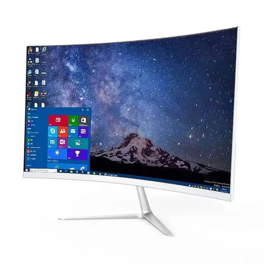 LQYW 24" Curved Gaming Monitor, FHD 1080p, 75Hz, Ultra-Wide Display - Games Nex Gen 