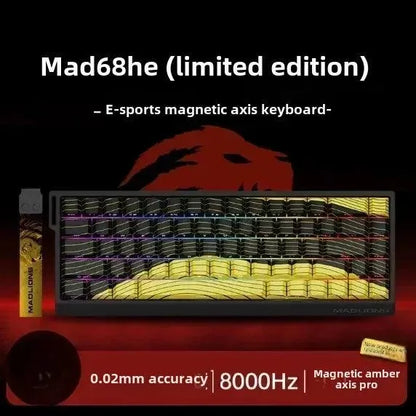 MADLIONS MAD 60/68HE Gaming Keyboard, 8K, Hot Swap, Magnetic Switch
