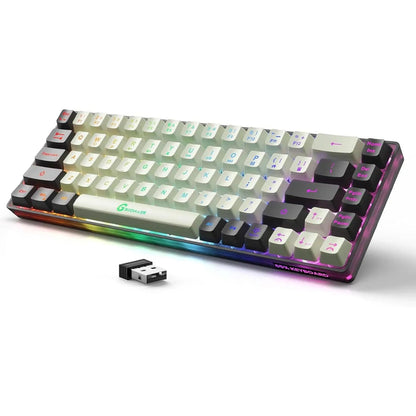 Wireless Gaming Keyboard Rechargeable Backlit Anti-Ghosting for PC