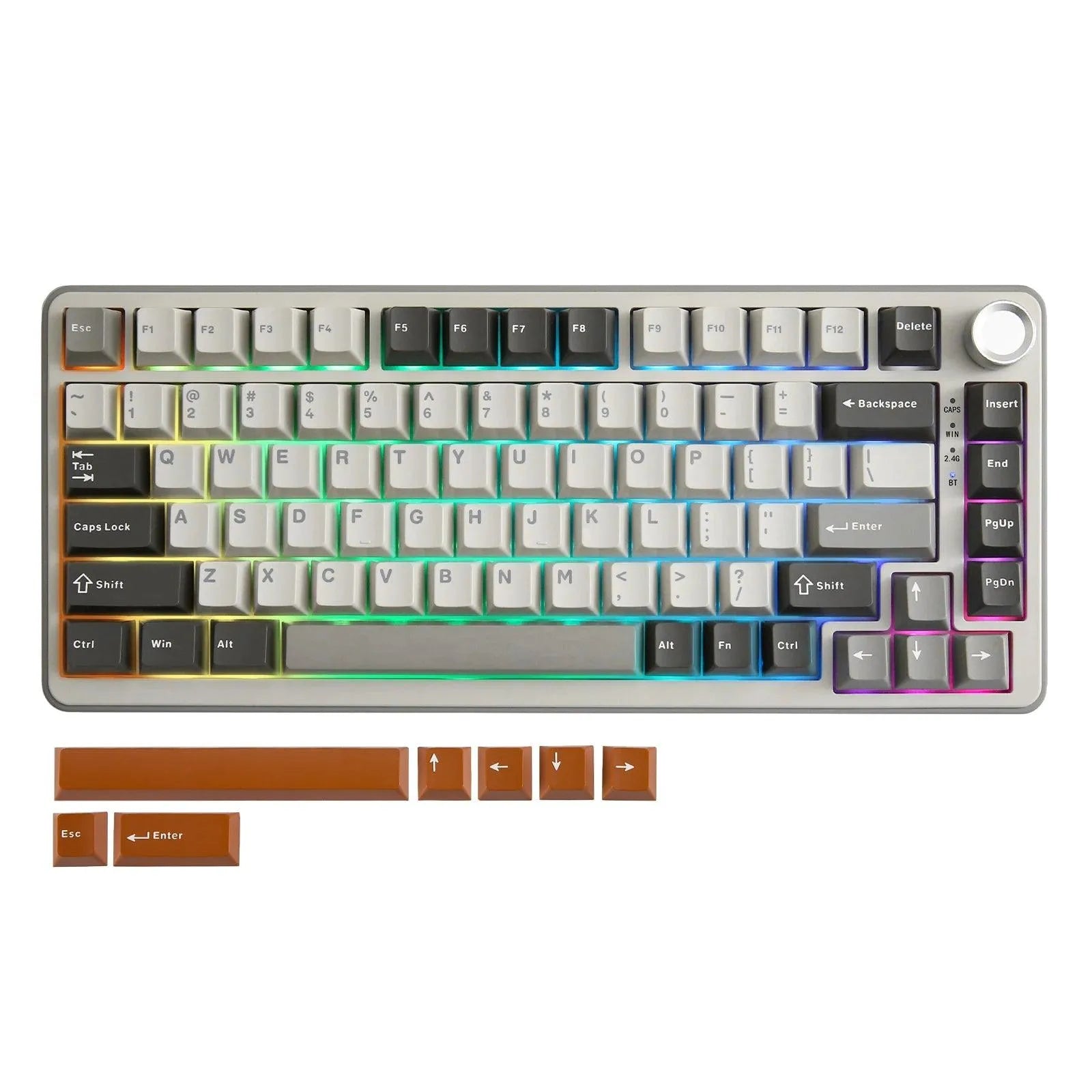YUNZII B75 PRO 82-Key Wireless Mechanical Gaming Keyboard, RGB - Games Nex Gen 