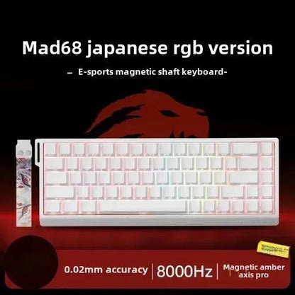MADLIONS MAD 60/68HE Gaming Keyboard, 8K, Hot Swap, Magnetic Switch