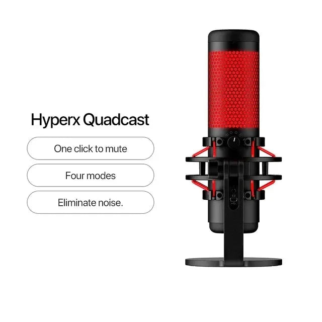 HYPERX Gaming Microphone – High-Quality USB Mic for Streaming & Gaming - Games Nex Gen 