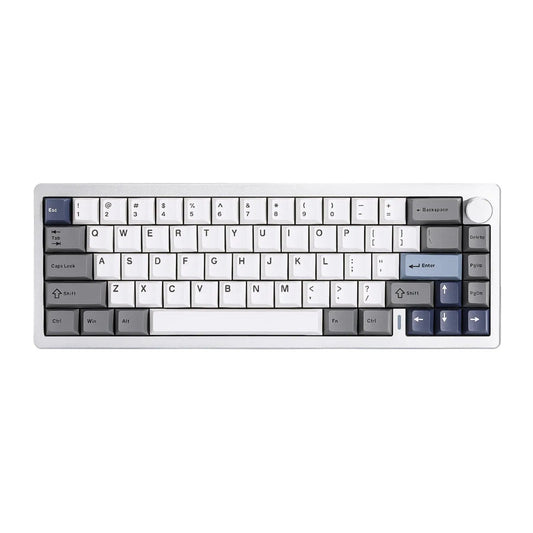 Yunzii AL68 Silver Wireless Custom Mechanical Keyboard - Games Nex Gen 