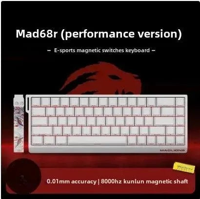 MADLIONS MAD 60/68HE Gaming Keyboard, 8K, Hot Swap, Magnetic Switch