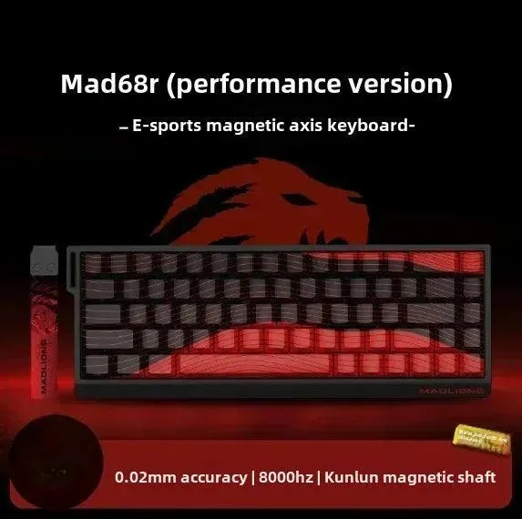 MADLIONS MAD 60/68HE Gaming Keyboard, 8K, Hot Swap, Magnetic Switch