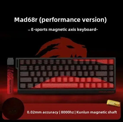 MADLIONS MAD 60/68HE Gaming Keyboard, 8K, Hot Swap, Magnetic Switch