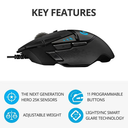 LOGITECH G502HERO GAMING MOUSE - Games Nex Gen 