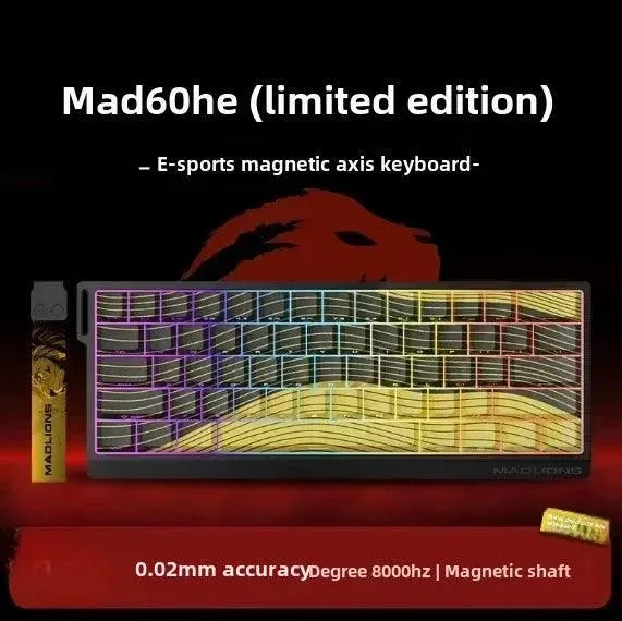 MADLIONS MAD 60/68HE Gaming Keyboard, 8K, Hot Swap, Magnetic Switch