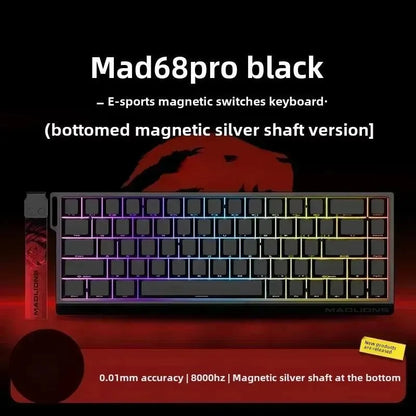 MADLIONS MAD 60/68HE Gaming Keyboard, 8K, Hot Swap, Magnetic Switch
