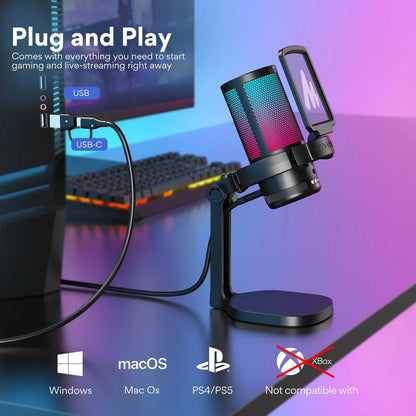 Maono DGM20 Gaming Microphone – USB, Noise Cancelling - Games Nex Gen 