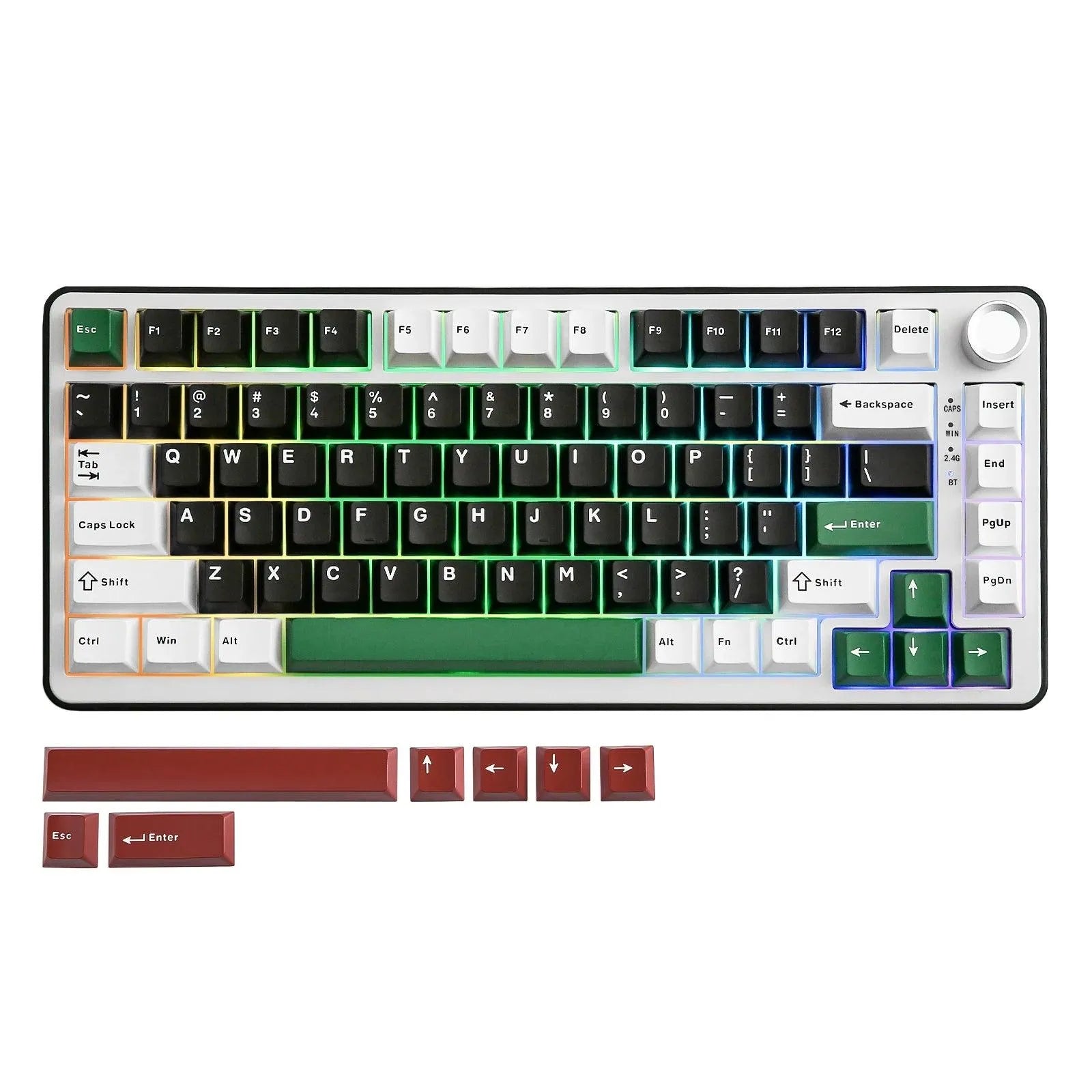 YUNZII B75 PRO 82-Key Wireless Mechanical Gaming Keyboard, RGB - Games Nex Gen 