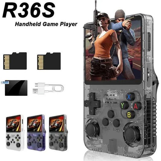 Handheld Game Console R36S, 128G Classic Games, Portable Console - Games Nex Gen 