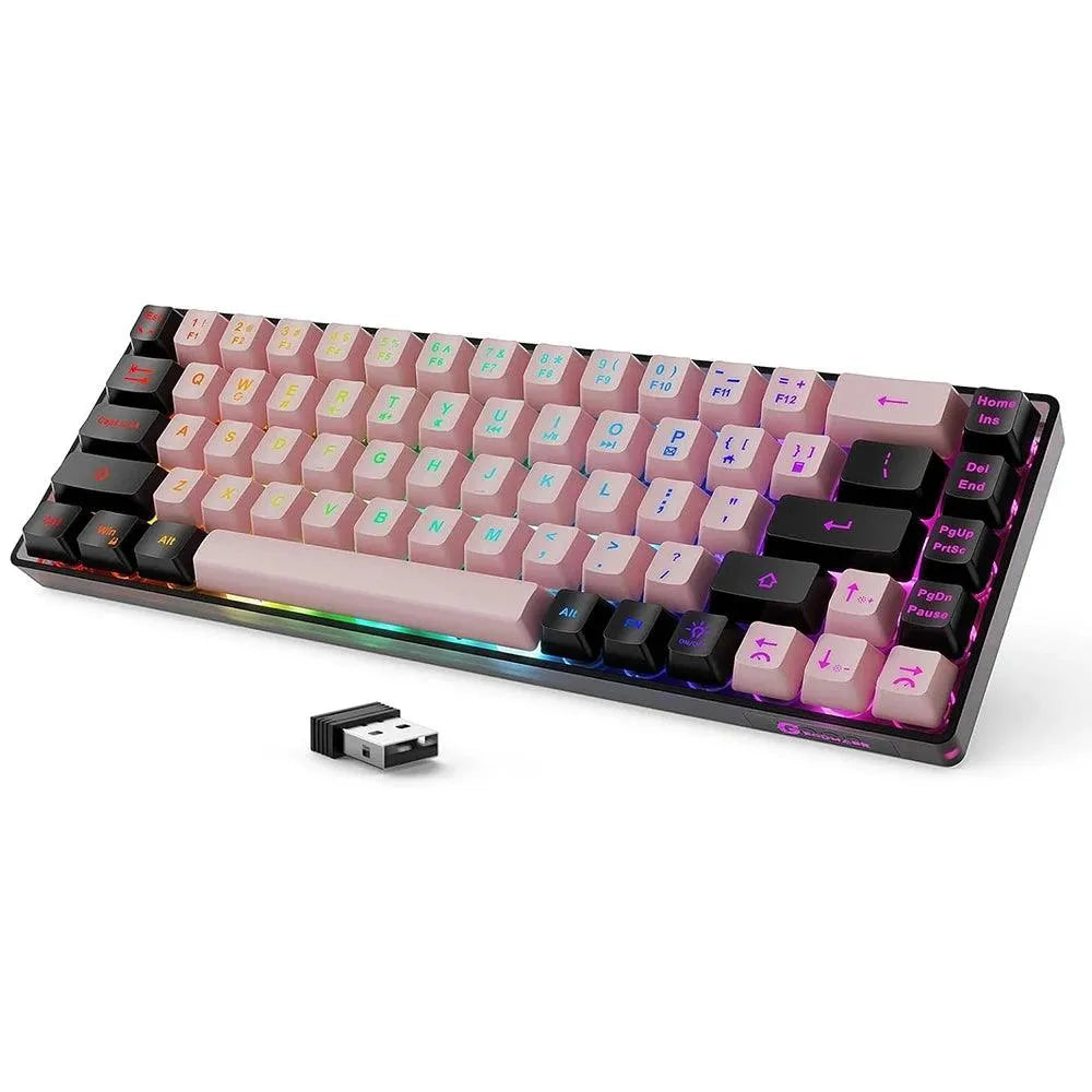 Wireless Gaming Keyboard Rechargeable Backlit Anti-Ghosting for PC