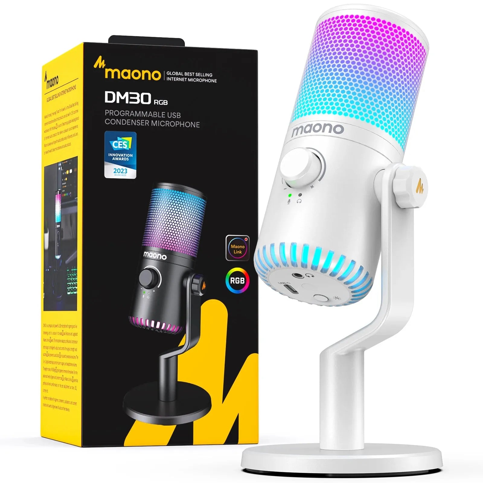 MAONO DM30 Gaming Microphone - High-Quality USB Condenser Mic - Games Nex Gen 