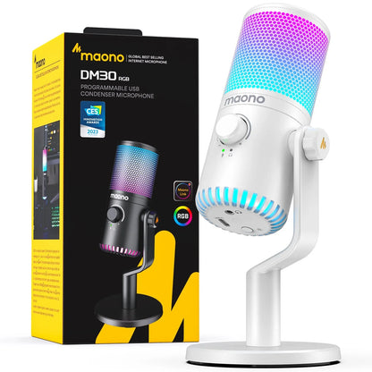MAONO DM30 Gaming Microphone - High-Quality USB Condenser Mic - Games Nex Gen 